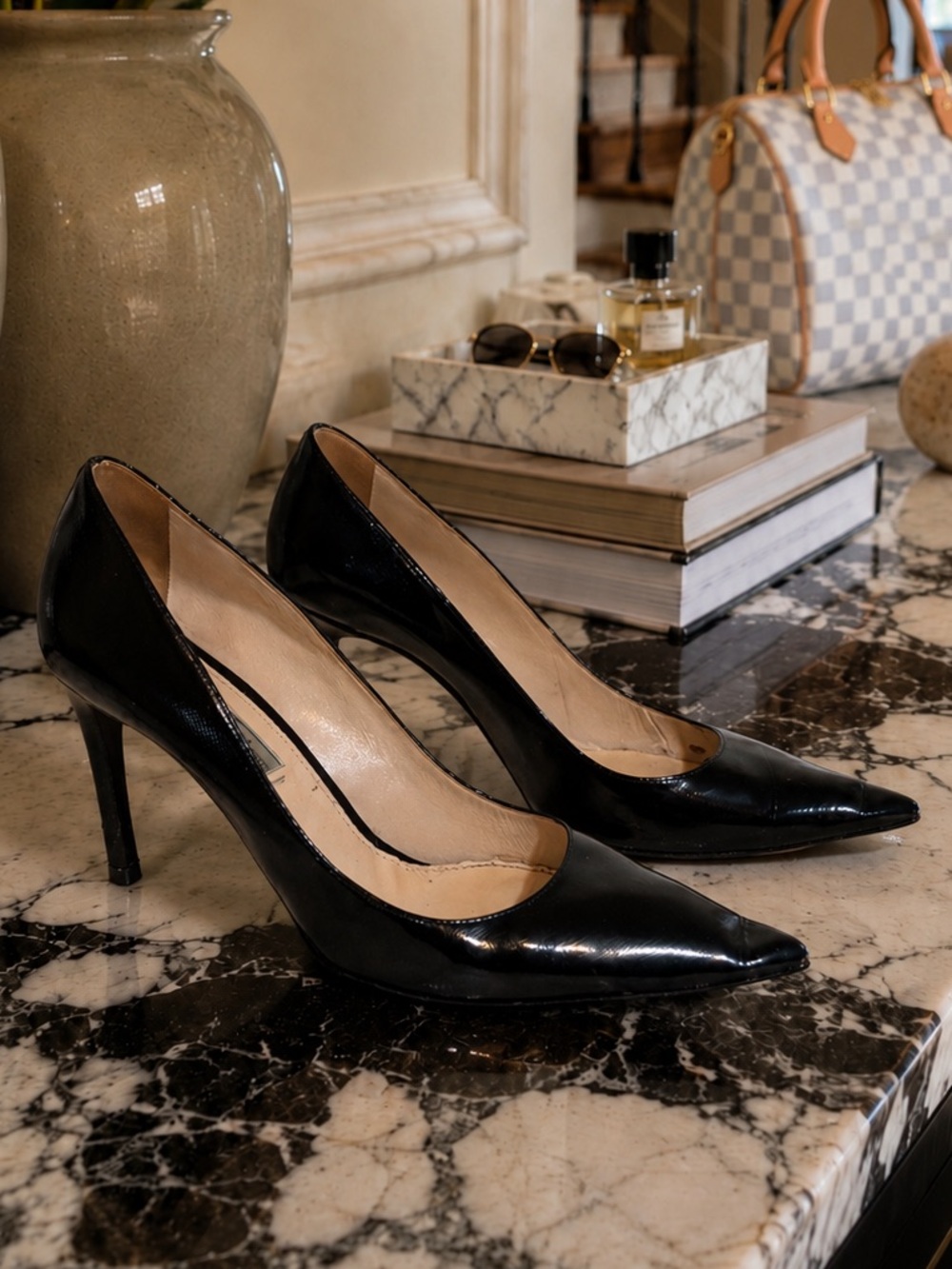 Prada Patent Pointed-Toe Stiletto Pumps